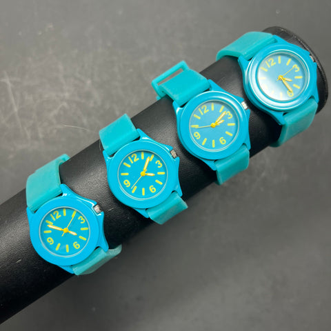 NWT Lot of 4 Teal Blue Xhilaration Watches Women's 2012