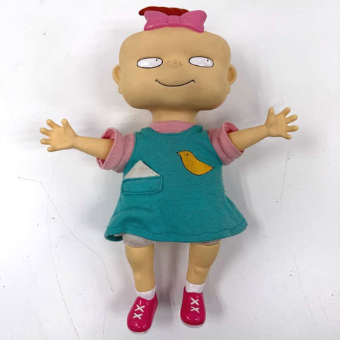 Vintage 1997 Rugrats Phil & Lil DeVille Doll Lot of 2 Viacom Plush Vinyl