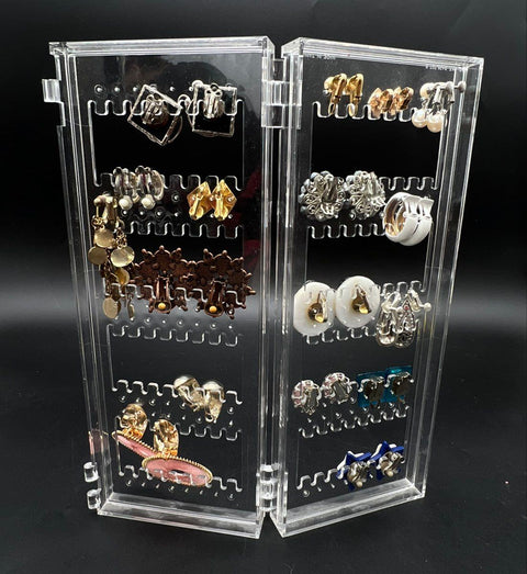 Vintage Costume Clip On Earrings Lot 18 Pairs Gold Silver Tone Faux Pearl Mix