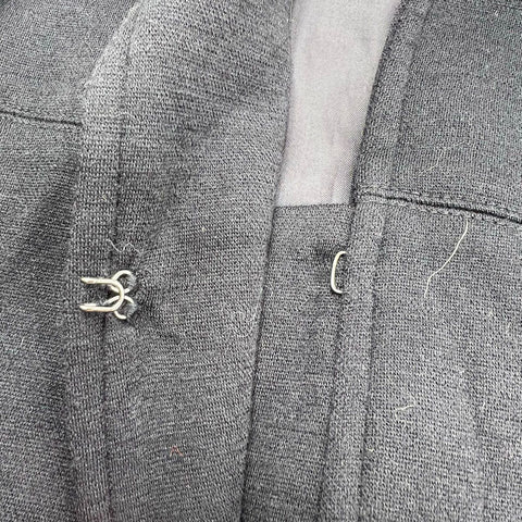 Vittadini Black NWT Longline Zip Front Coat Jacket Women's XL