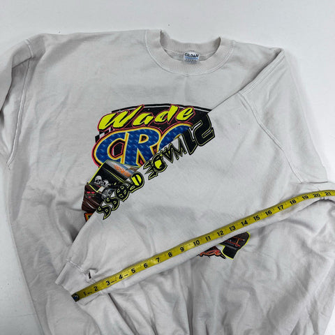 Vintage 2006 Wade Cross NASCAR Racing Crewneck Sweatshirt Phillips NE Sz XXL
