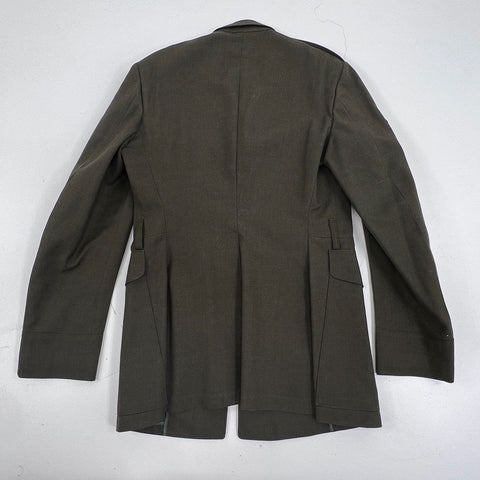 Vintage USMC Alpha Green Service Dress Jacket Sergeant Rank Patches Sz 39L