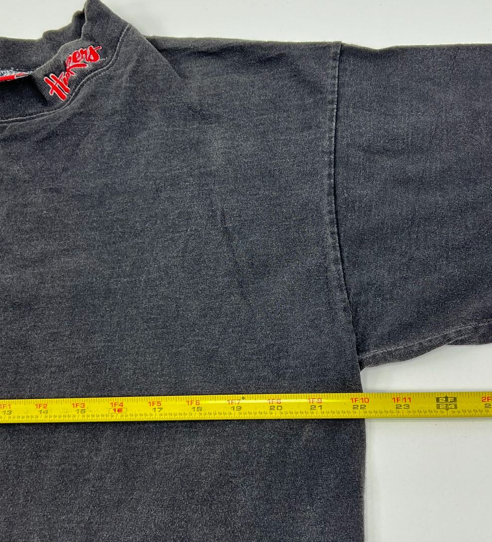 VTG Men's Mixed Brands Grey & White Long Sleeve Shirt Lot of 2 - Size M/L