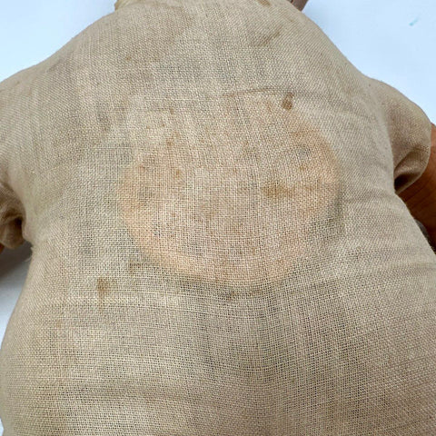 Antique Composition Baby Doll 15 Inch Sleep Eyes Painted Details Vintage