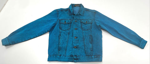 Vintage 90s 29 Broadway NYC Acid Wash Denim Trucker Jacket Sz M
