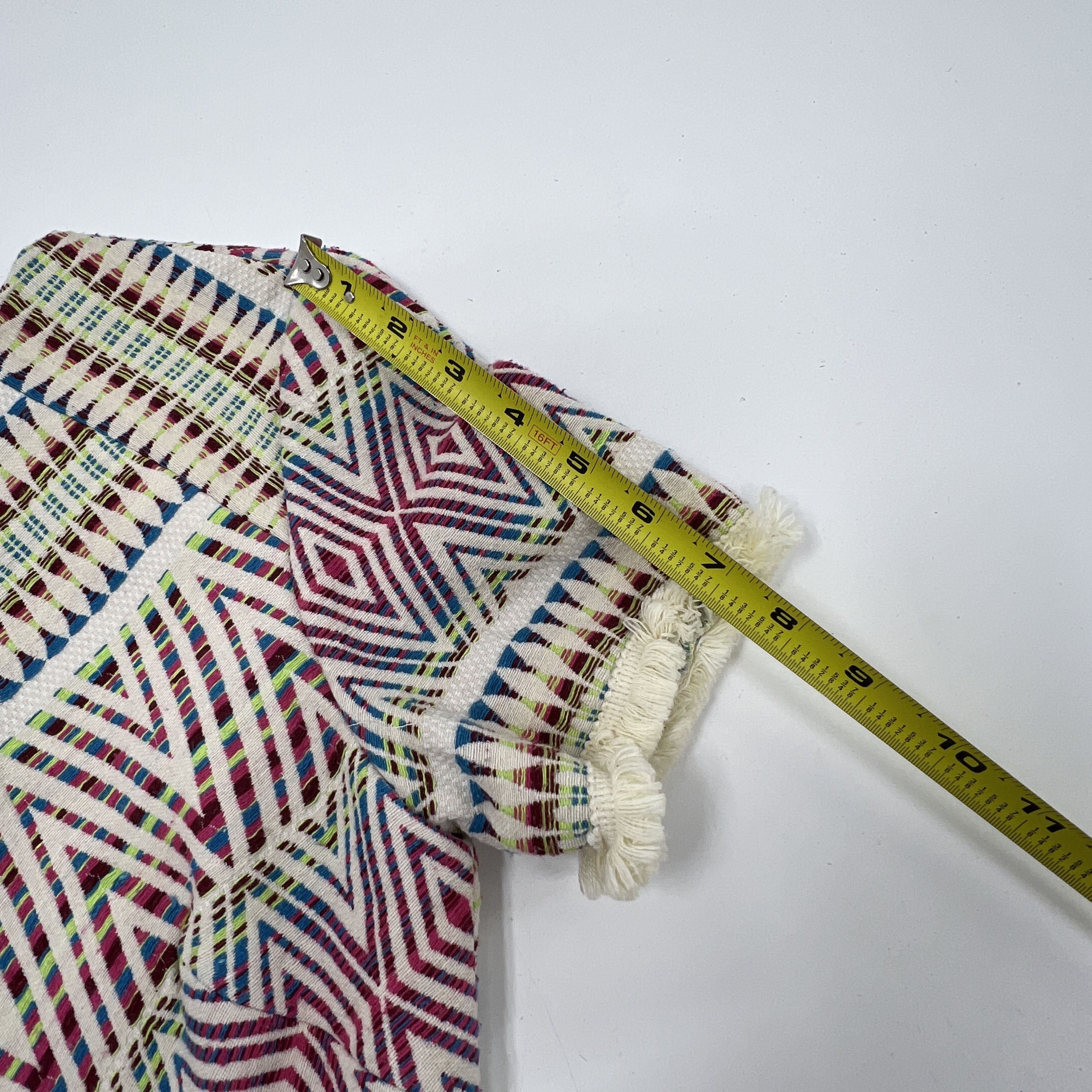 Adelyn Rae Raw Woven Jaylene Shift Dress Multicolor Size Small
