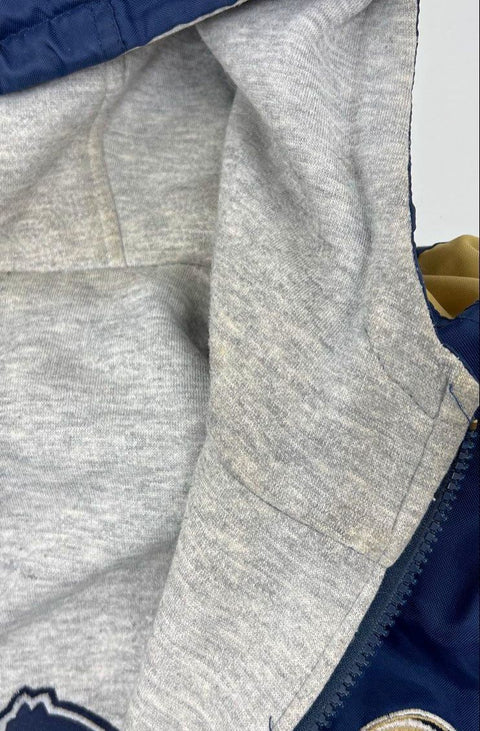 Vintage Y2K Puma Blue NFL LA Rams Reversible Hooded Jacket Men's XL