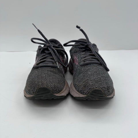 Brooks Adrenaline GTS 19 Grey Pink Mesh Stability Running Shoes Women's Size 8.5