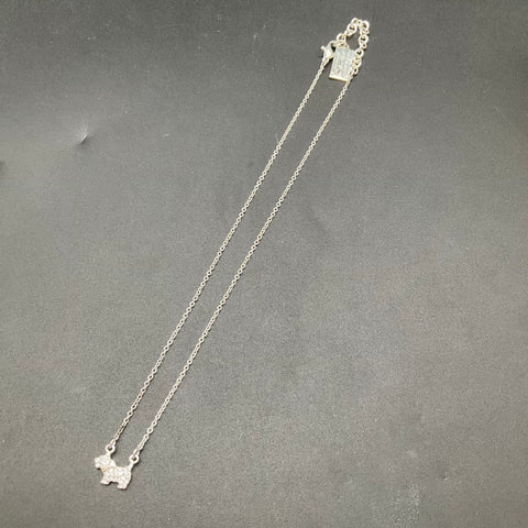 Jan Haedrich My Flat in London Silver Tone Scottie Dog Necklace 18"