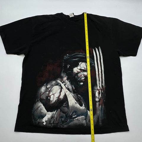 Marvel Wolverine X-Men Graphic T-Shirt Black Sz XL