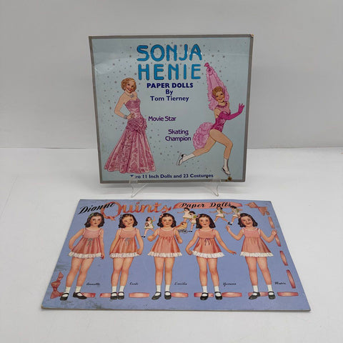 Lot of 7 Vintage Paper Doll Books Dover Shirley Temple Tom Tierney Jackie O