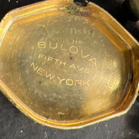 Vintage Bulova 10K Rolled Gold Case Watch Ticking