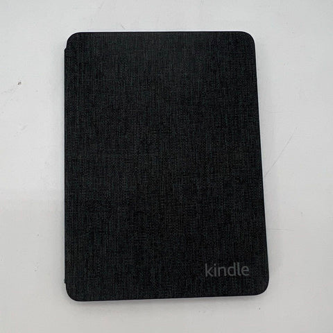 Amazon Kindle E-Reader Black with Fabric Cover Case Tested Working