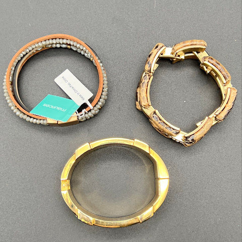 Animal Print Jewelry Lot 14pc Faux Tortoiseshell Leopard Necklace Bracelet