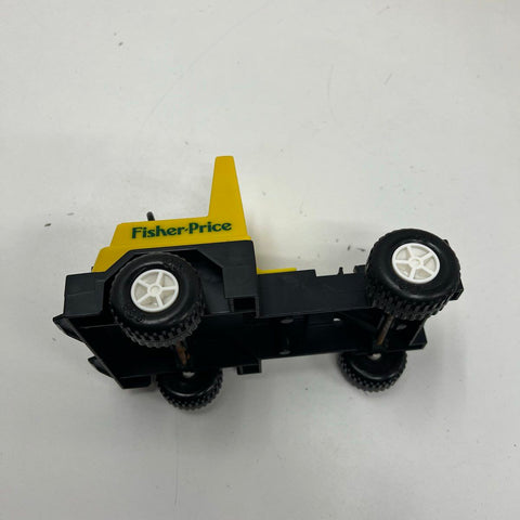 Vintage Fisher-Price #991 Circus Train & Truck Lot Plastic Toys 1970s