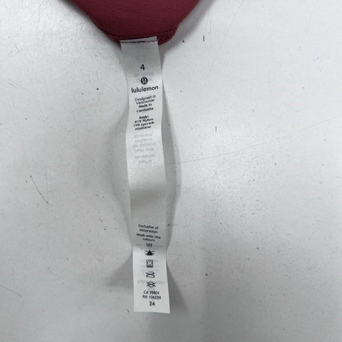 Lululemon Women's Align HR Crop 21" Leggings Burnt Rock Red Sz 4 NWT