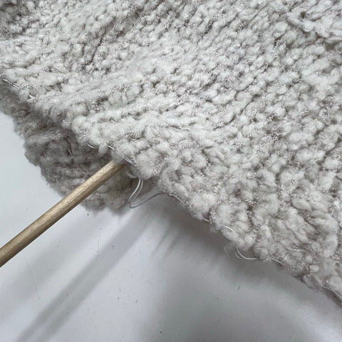 Free People Women's Gray Homecoming Chunky Knit Boucle Open Front Cardigan M/L