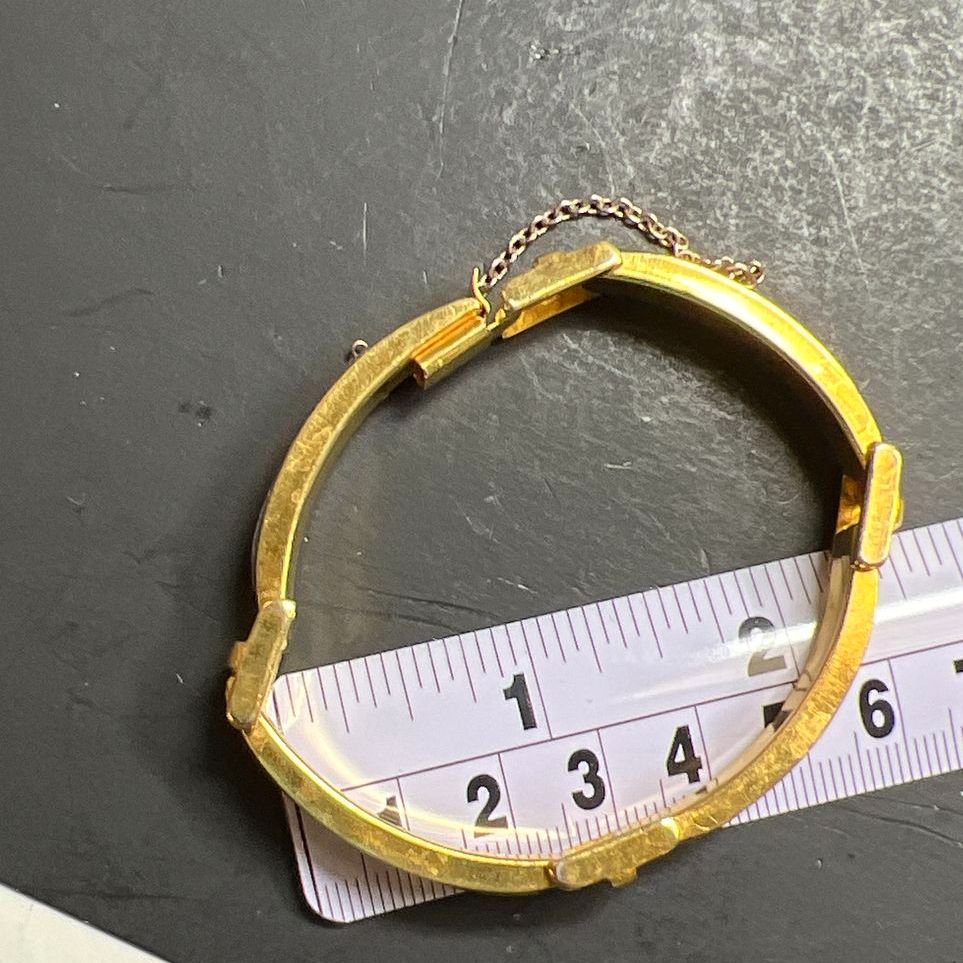 Gold Plated Damascene Bracelet 18g