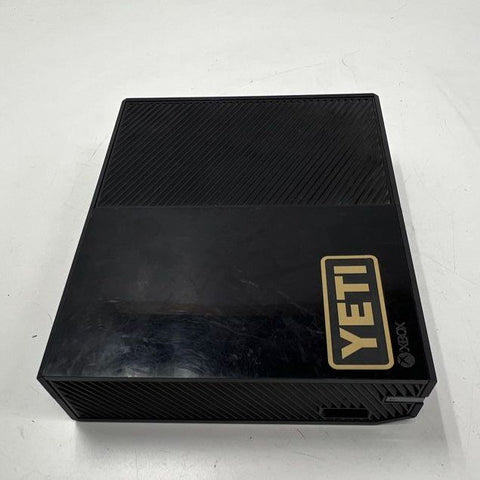 Microsoft Xbox One Console Black w/ YETI Sticker For Parts or Repair
