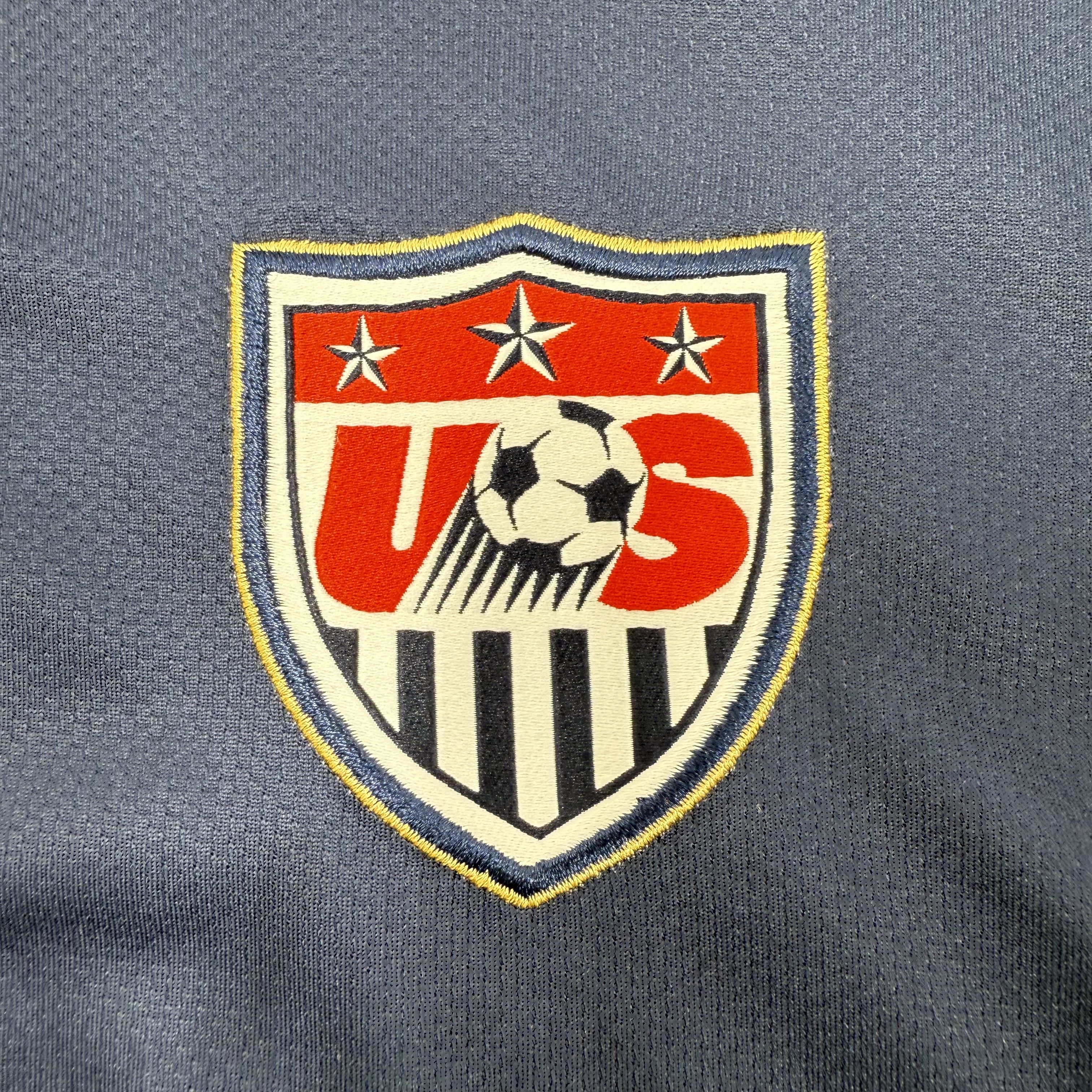 Nike USMNT 2010 Away Soccer Jersey Dri-Fit Authentic Blue Shirt Men's XXL