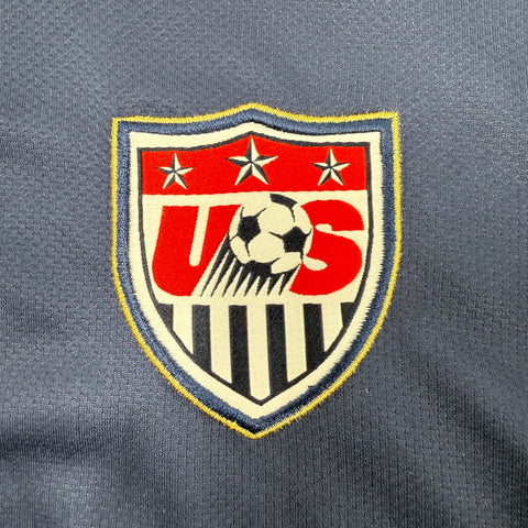 Nike USMNT 2010 Away Soccer Jersey Dri-Fit Authentic Blue Shirt Men's XXL