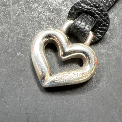 Brighton Black Leather Bag Tag