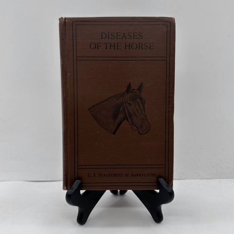 Antique 1923 Diseases of the Horse Book USDA Revised Edition Lloyd Thurston