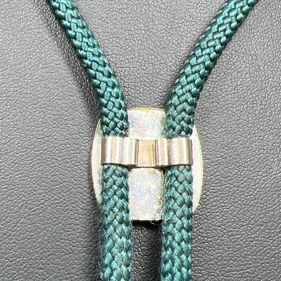 Boy Scouts of America Green Cord Bolo Tie