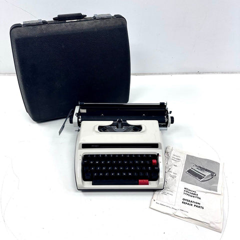 Sears 268.52620 Manual Portable Typewriter Vintage Made in Japan Case Manual