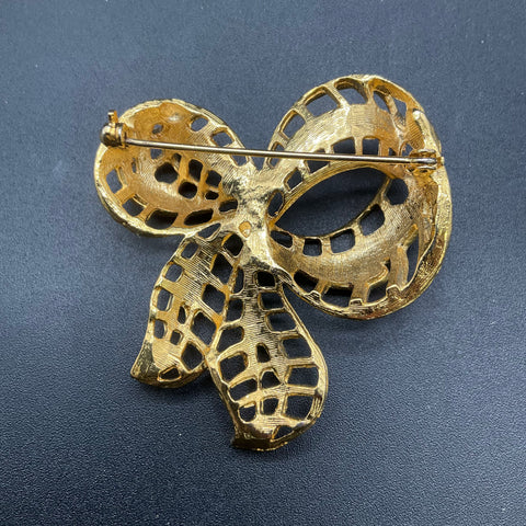 Vintage Gold Tone Brooch Lot of 5 Monet Gerry's Crown Starburst Floral