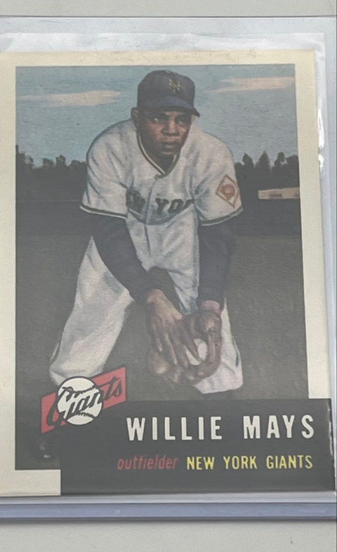 Mickey Mantle Willie Mays Topps Archives Ultimate 1953 Series Reprints Lot 2