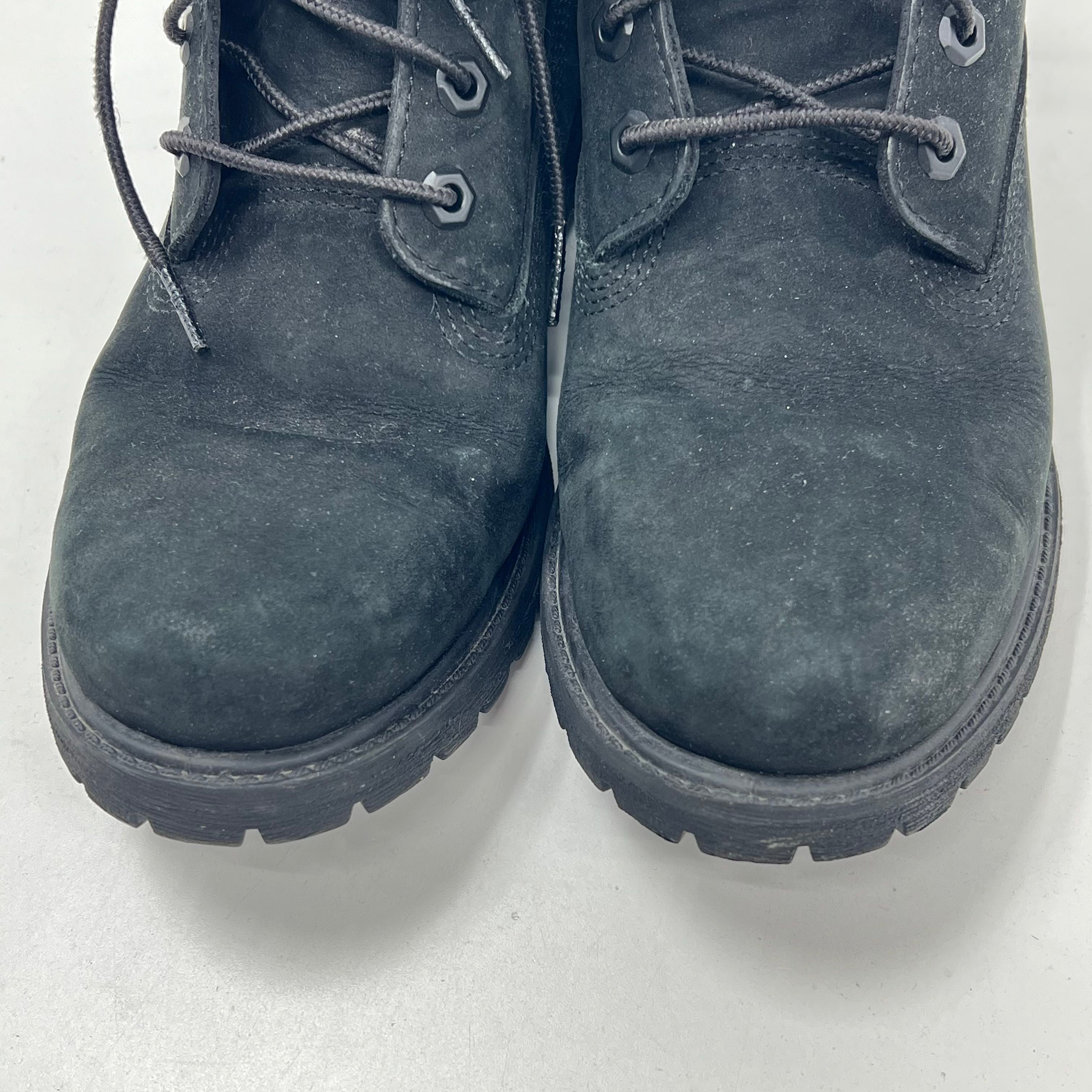 Timberland 6-Inch Premium Boots Black Nubuck PrimaLoft Waterproof Womens 9.5