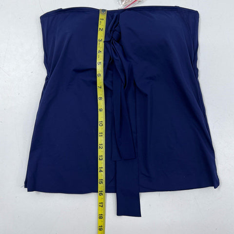 Tommy Bahama Women's Pearl Sarong Wrap Bandini Navy Swim Top NWT Sz XS