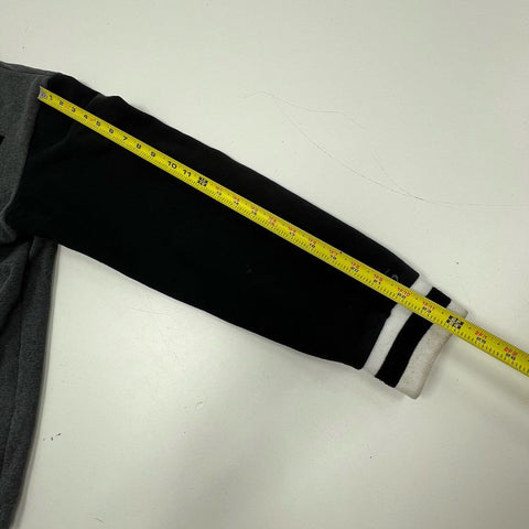 GTM Sportswear KSU Wildcats Wabash Varsity Letterman Jacket Gray Black Sz L