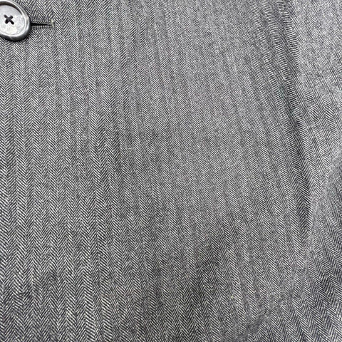 Vintage 80s Hart Schaffner Marx Men's Hastings Gray Wool Topcoat Overcoat 44R