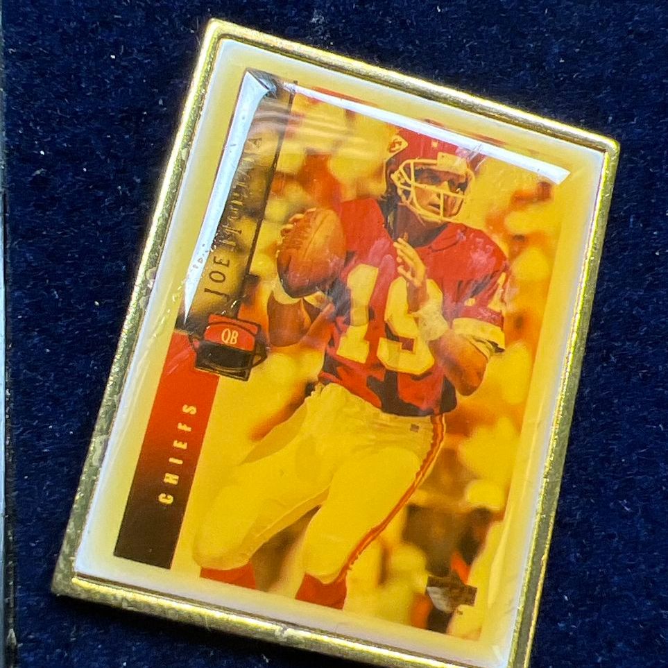Joe Montana KC Chiefs Collector's Edition Pin Set