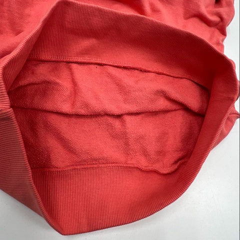 Denim & Flower Men's Crewneck Performance Fleece Sweatshirt Coral NWT Size S