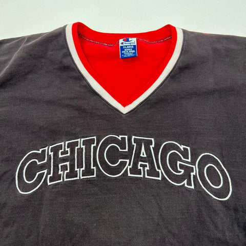 Vintage 90s Champion Chicago Bulls NBA Official Shooting Shirt Stitched Mens XL