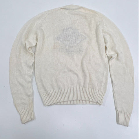 Vintage 1988 Super Bowl XXII Embroidered Knit Sweater Logo 7 Sz XL