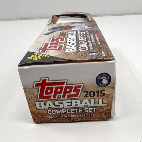 Baseball Card Lot 2015 Topps Series 1 & 2 Partial Set Approx 600 See Photos