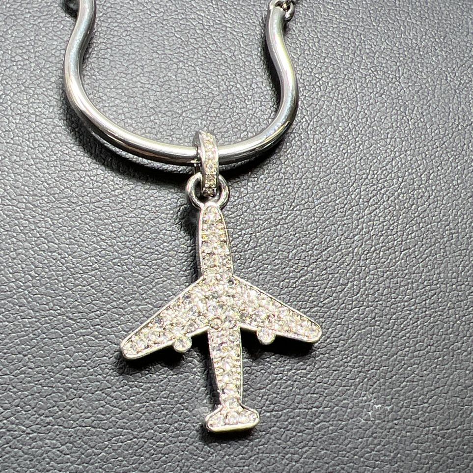 White House Black Market Airplane Pendant Necklace