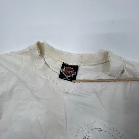 Vintage 90s Lot 2 Harley-Davidson Biker Crewneck Sweatshirt Long Sleeve Sz XL