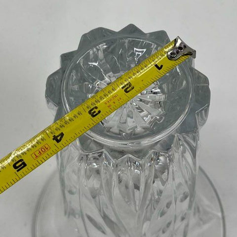 Vintage Cristal d'Arques Eternity 24% Lead Crystal Flared Flower Vase 12"