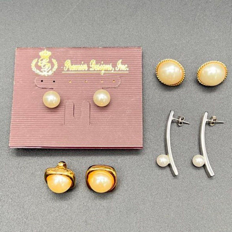 Vintage Pearl Costume Jewelry Lot of 11 Premier Designs SONORA Necklaces