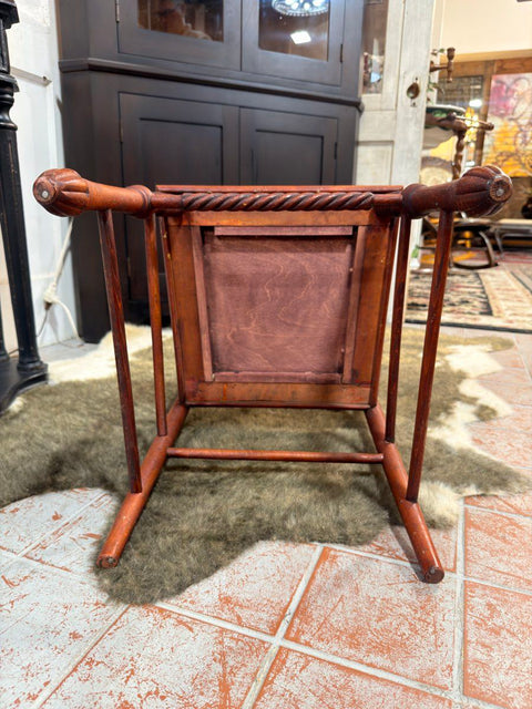 LOCAL PICK UP ONLY Antique Victorian Wood Side Chair Spindle Back