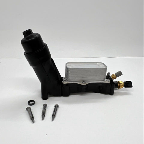 Engine Oil Filter Housing Adapter Assembly with Oil Cooler & Sensors New