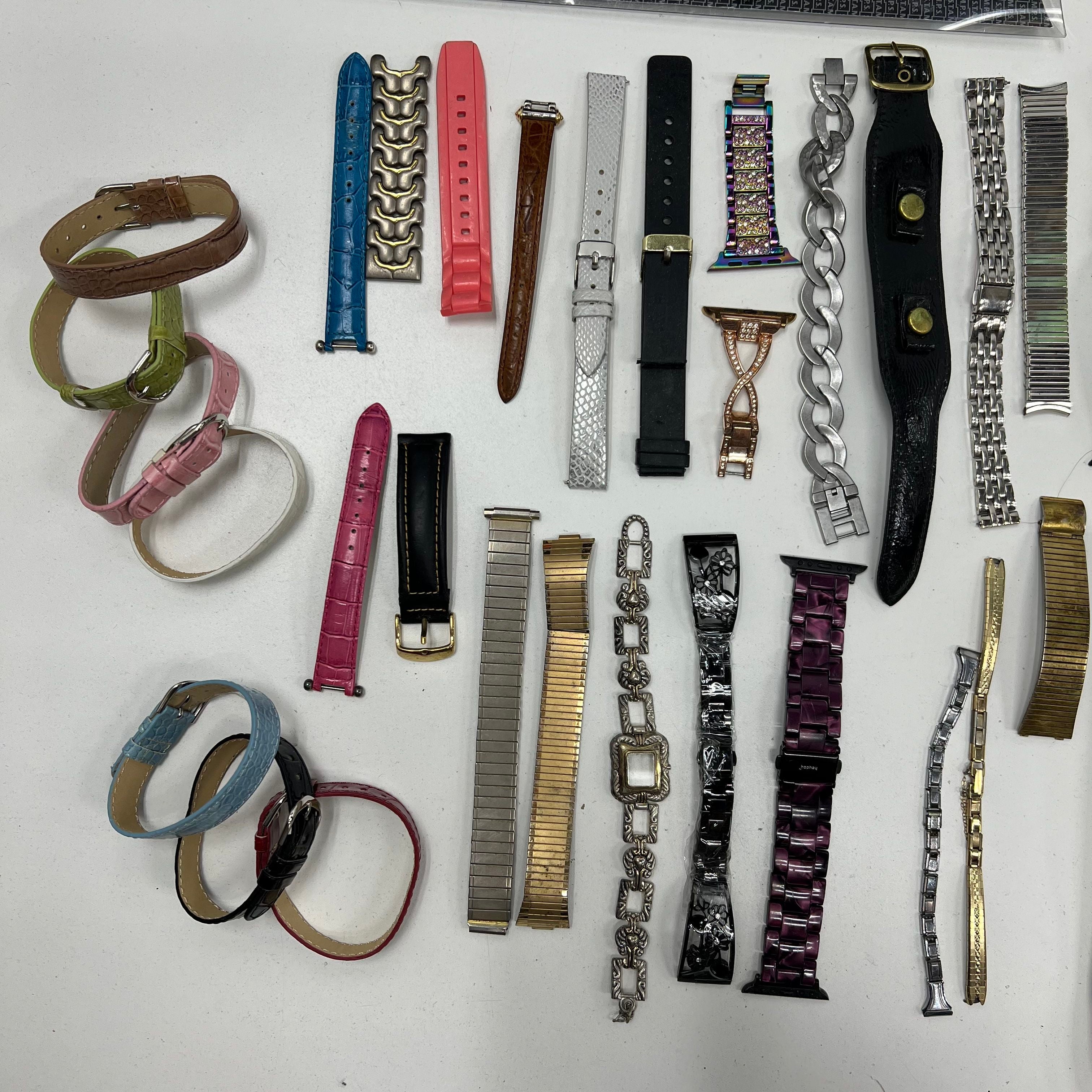 Lot For Parts Metal Plastic Watch Bands New Broken AS IS