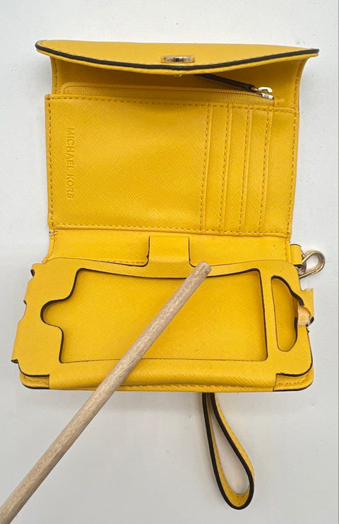 Michael Kors Wallets Wristlet Pouch Saffiano Leather Monogram Lot of 4