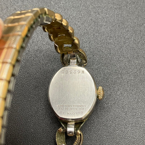 Vintage 1965 Bulova 10K RGP 17 Jewels Mechanical Women's Watch Speidel Band M5
