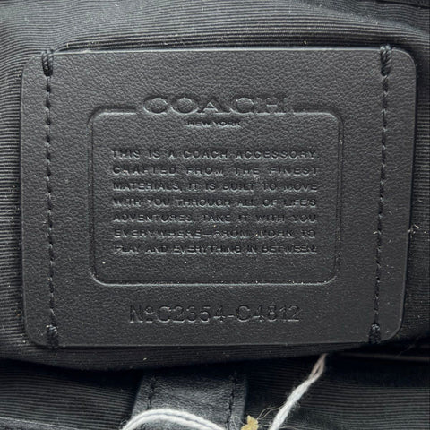 Coach Black Grey Large Fabric Tote Bag Organizer Insert Pouch C4812